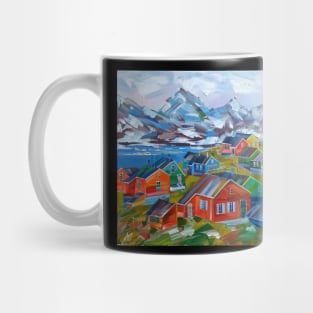 Greenland with oil paints Mug